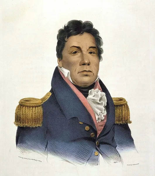 PUSH-MA-TA-HA. Choctaw chief, ca. 1837-1844, Publisher: McKenney and Hall, Copy after Charles Bird King's 1824 original. Date between 1837 and 1844.