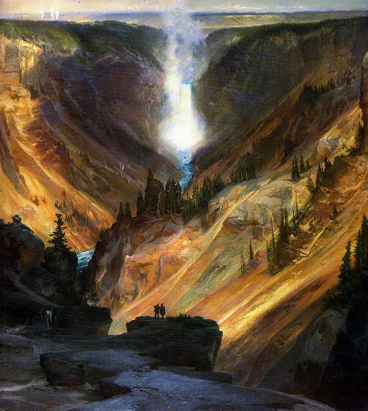 Thomas Moran: The Grand Canyon of the Yellowstone (1872) National Museum of American Art