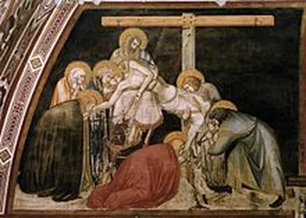 Pietro Lorenzetti: Deposition of Christ from the Cross, Basilica of San Francesco d'Assisi