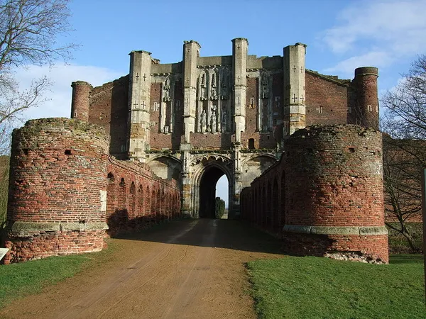 The gatehouse at Thornton Abbey, North Lincolnshire. (Photo taken 10 February 2009, by David Wright)
