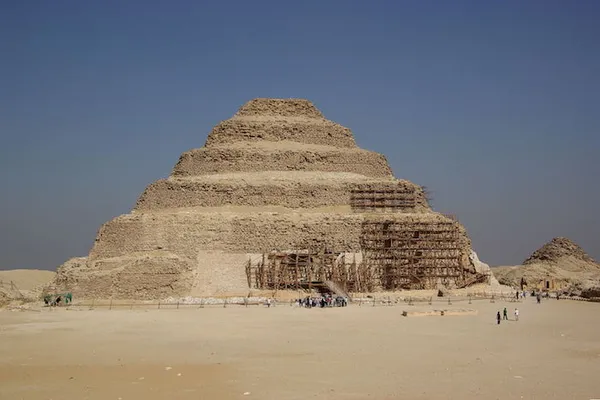 Step pyramid of Djoser at Saqqara, Egypt (Photo taken November 3, 2010, by Berthold Werner)