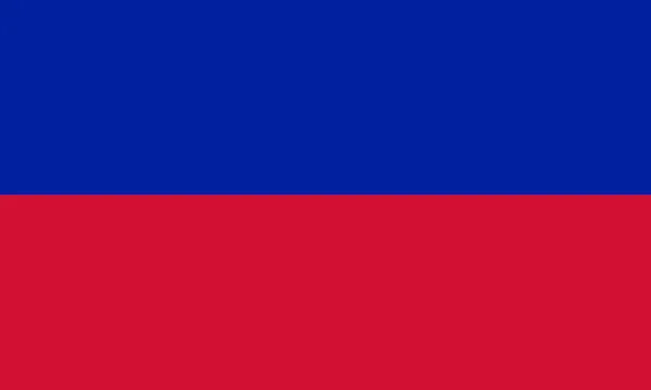 Initial Flag of Haiti: the Frich tricolor without the white band.
