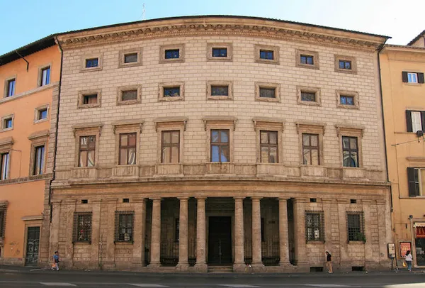 Palazzo Massimo alle Colonne, Rome. Corso Vittorio Emanuele II front. (Photo taken 6 July 2008 by Jensens)
