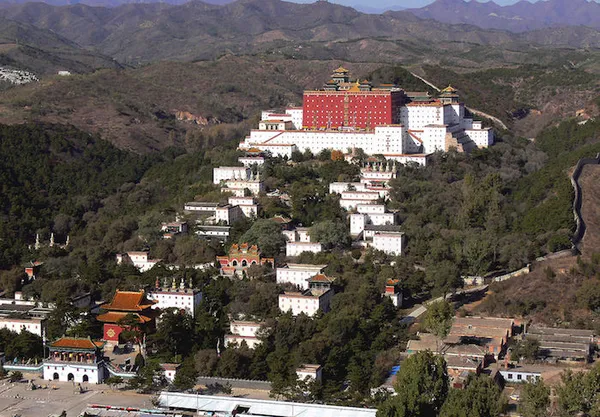 Birds eye view of Putuo Zongcheng Temple at Chengde, China. (Photo taken October 2007 by Gisling