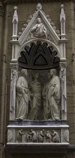 Nanni di Banco: Quattro Santi Coronati, around 1408-15;  Florence (Photo by Radomil , May 2005)