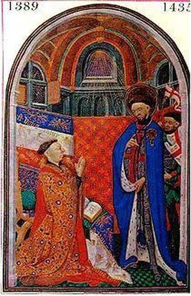 John of Lancaster, 1st Duke of Bedford (left)