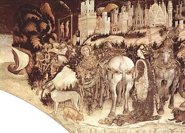 St. George and the Princess (right part).
