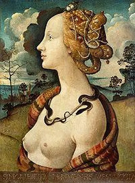 Piero di Cosimo: Portrait of Simonetta Vespucci (c. 1480)