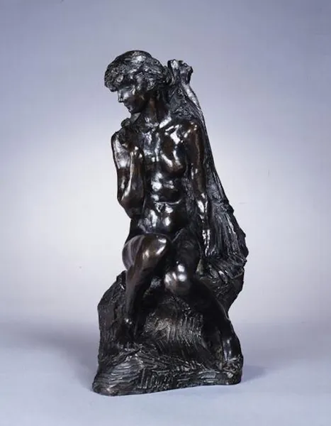Camille Claudel: Young Girl with a Sheaf (ca. 1890). Bronze 14 1/8 x 7 x 7 1/2 in. National Museum of Women in the Arts