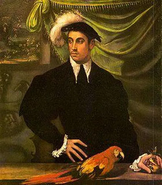 Niccolò dell'Abbate: Portrait of a Young Man (c. 1540). Kunsthistorisches Museum, Vienna.