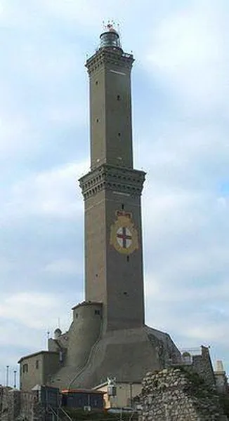 The Lanterna, the ancient lighthouse of Genoa.