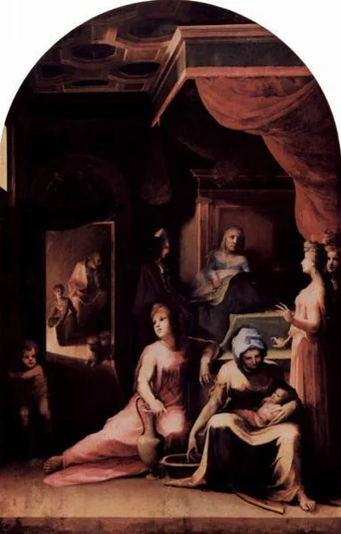 Domenico Beccafumi: Birth of the Virgin Mary (1540-43)