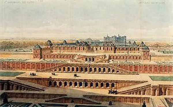 Château-Neuf in 1637, by Auguste Alexandre Guillaumot (1815–1892) (Gallica)
