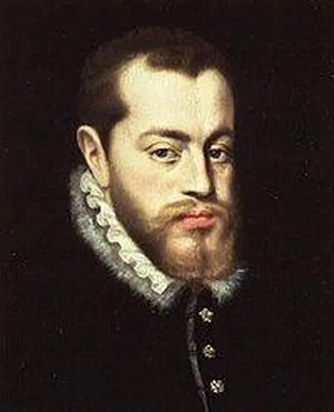 Philip II of Spain, in the prime of his life, by Giacomo Antonio Moro