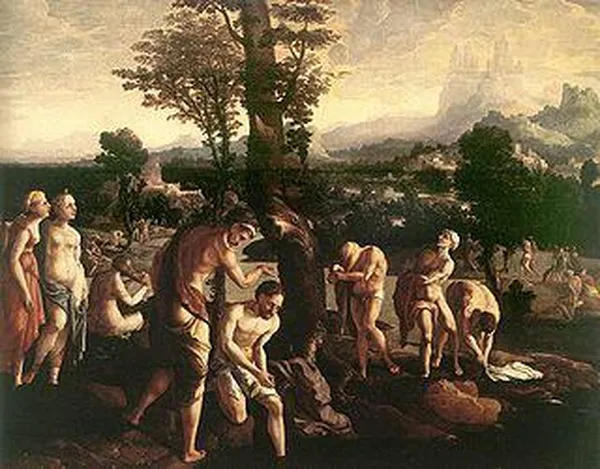 Jan van Scorel: The Baptism of Christ(c.1530) Panel, Frans Halsmuseum, Haarlem