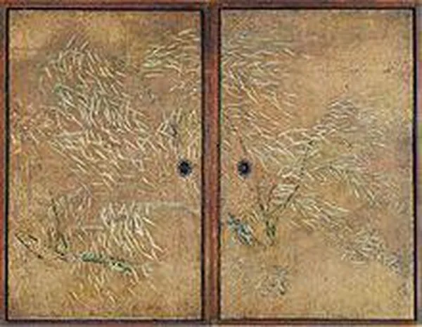 Kano Eitoku: Trees on sliding doors