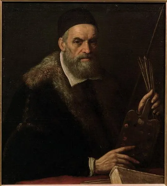 Jacopo Bassano: Self-Portrait. Oil on canvas, 80 x 72 cm, Kunsthistorisches Museum, Gemäldegalerie, Vienna 