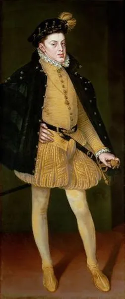 Alonso Sánchez Coello: Don Carlos of Spain (1564) oil on canvas,186 x 82,5 cm, Kunsthistorisches Museum, Gemäldegalerie, Vienna