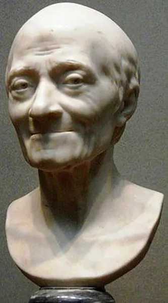 Voltaire, sculpted by Jean-Antoine Houdon (1741–1828) in 1778. National Gallery of Art