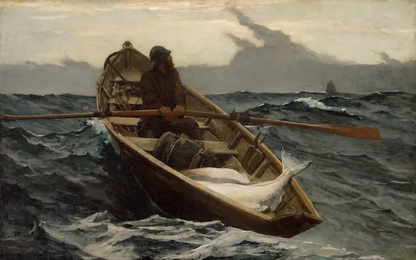 Winslow Homer: The Fog Warning (1885) Boston Museum of Fine Arts