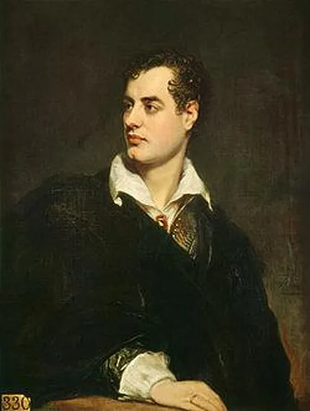 Portrait of Lord Byron by Thomas Phillips (1824)