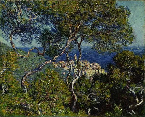 Claude Monet: Bordighera (1884) oil on canvas, 25.5 × 32 in (64.8 × 81.3 cm), Art Institute of Chicago