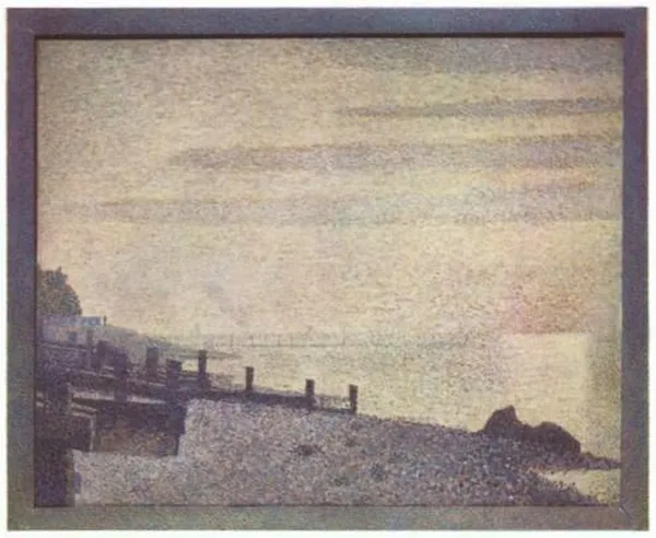 Georges Seurat: Mouth of the Seine at Honfleur, evening 1886), oil on canvas, 64.2 x 80 cm, Museum of Modern Art, New York, USA 