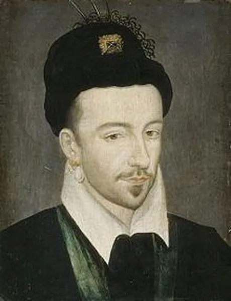 Henry III in Polish hat, (c. 1571-1581)anonymous, after Etienne Dumonstier; oil on wood, Musée de châteaux de Versailles et de Trianon