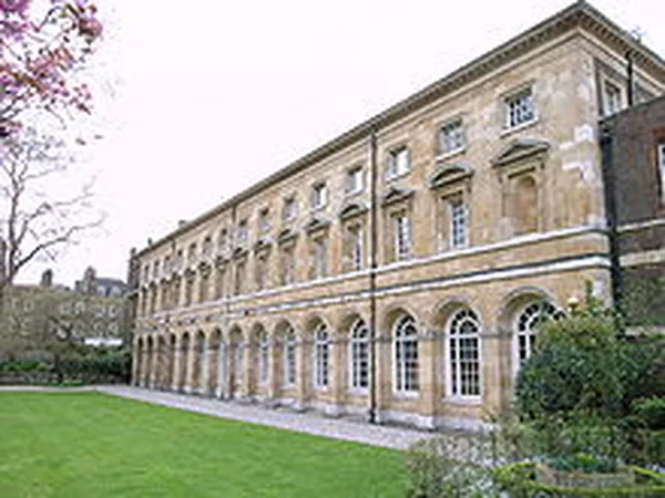 College Dormitory, which houses College, Wren's, Dryden's and the shooting range, located on the roof, as seen from College Garden (Photo taken November 2008 By stevecadman at http://flickr.com/photos/stevecadman/456906733/)