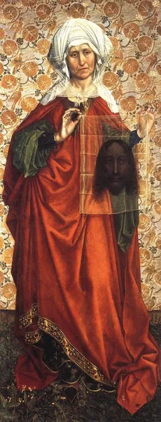 Portrait of St. Veronica, attributed to Robert Campin.