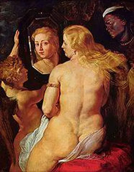 Peter Paul Rubens: Venus at the Mirror (1612-1615) 124 × 98 cm, Fürstlich Lichtensteinische Gemäldegalerie, Vaduz