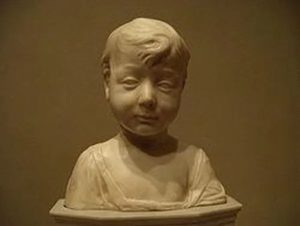 Christ Child (?), marble of c. 1460, in the National Gallery of Art