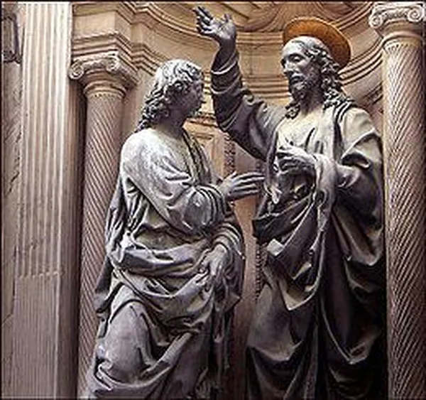 Christ and St. Thomas, Orsanmichelle, Florence.