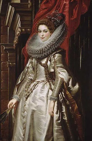 Rubens: Marchesa Brigida Spinola Doria (1606) Oil on canvas, 152.5 × 99 cm (60.04 × 38.98 in), National Gallery of Art, Washington, D.C.