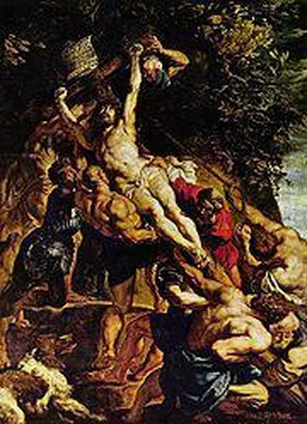The Elevation of the Cross, 1610–11. Central panel. Cathedral of Our Lady, Antwerp.