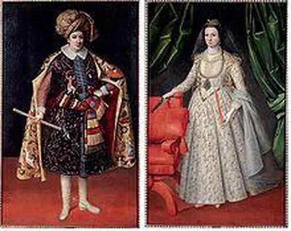 Robert Shirley  and his Circassian wife Teresia, c.1624–1627. Robert Shirley modernized the Persian army, and led the 1609-1615 embassy to Europe.