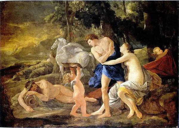 Nicolas Poussin: Cephalus and Aurora (1627) National Gallery, London.