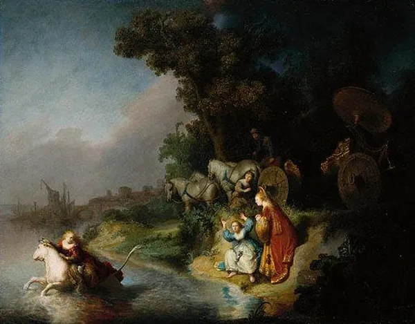 Rembrandt: The Abduction of Europa, 1632. Oil on panel. 