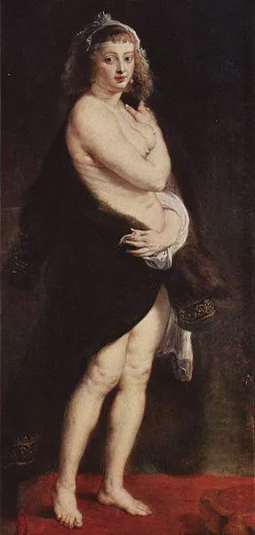 Peter Paul Rubens: Portrait of Hélène Fourment (Het Pelsken) (c. 1630s.) Kunsthistorisches Museum, Vienna.