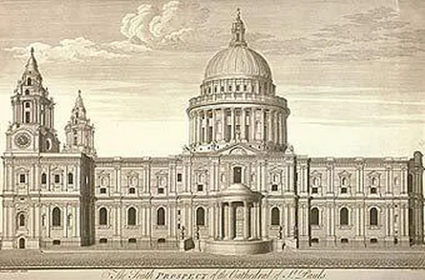 Wren's cathedral as built