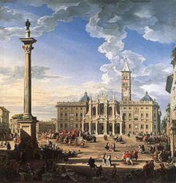 Giovanni Paolo Pannini: The Piazza and Church of Santa Maria Maggiore