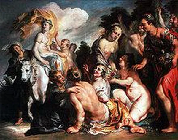 Jacob Jordaens: Abduction of Europa(1615/16) Oil, 273 x 235 cm,Gemäldegalerie Berlin