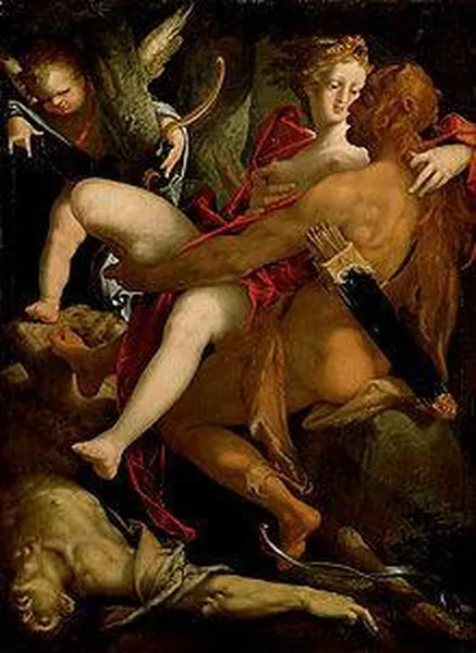 Bartholomeus Spranger, Hercules, Deianira and Nessus, 1580-85