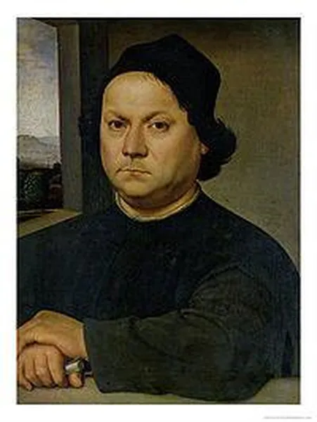 Raphael Portrait of Perugino (1478c. 1504) Tempera on wood, 57 cm × 42 cm (22 in × 17 in), Uffizi, Florence