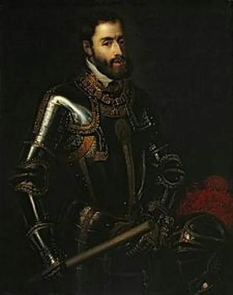 Peter Paul Rubens (copy of a portrait by Titian): Charles V & I, Holy Roman Emperor; King of the Romans; King of Italy