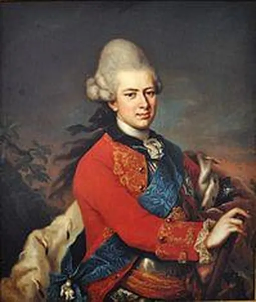 Charles of Hesse dressing the Order of the Elephant (Replica of a 1700s painting of Prince Charles of Hesse; 1700s)