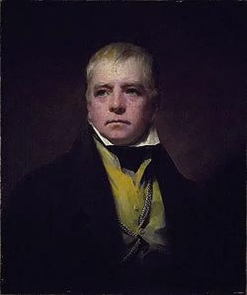 Henry Raeburn's portrait of Sir Walter Scott in 1822 (oil on canvas, 76.20 x 63.50 cm; National Galleries of Scotland)