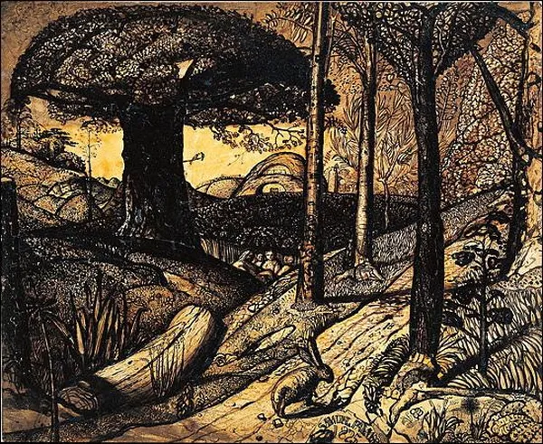 Early Morning, 1825, by Samuel Palmer