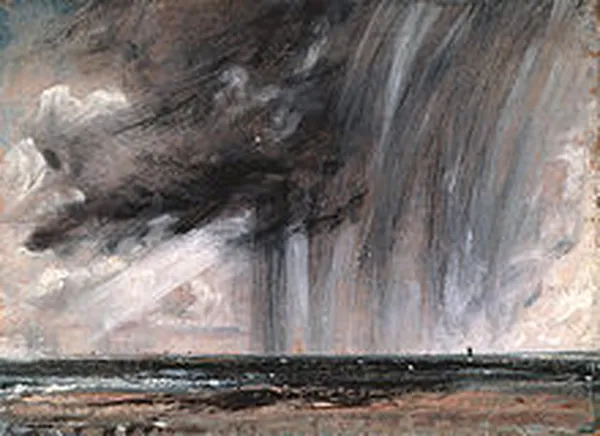 Seascape Study with Rain Cloud (c.1824) oil on paper, 22,2 × 31,1 cm; Royal Academy of Arts, London