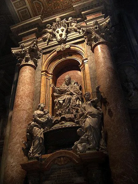 Tomb of Pope Innocent XII, by Filippo Della Valle. St. Peter's Basilica( Photo taken in 2006 by Ricardo André Frantz)